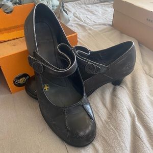 Dr Martens strappy shoe.